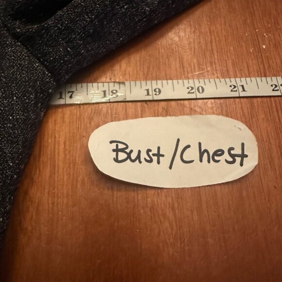 IZ Beyer Womens Tweed Blazer Jacket With Button Front & Ruffle Detail Size M - Picture 4 of 5